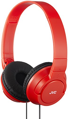 JVC HA-S180-RN-E Rojo Circumaural Diadema Auricular - Auriculares (Circumaural, Diadema, Alámbrico, 10-22000 Hz, 103 dB, Rojo)