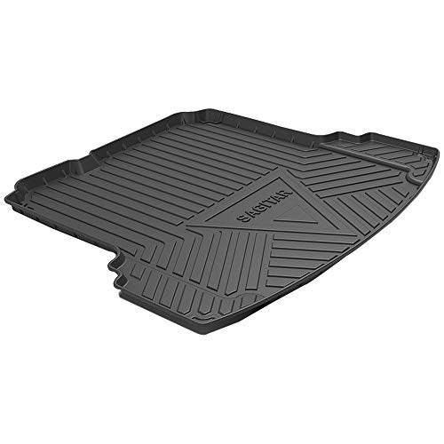 Maletero Trasero Maletero Bandeja Piso Alfombra Compatible Con 2019 Audi Nuevo A4L, A6L, Q3, Q5, Q7, A3, A5, A7, Q2L, Q5L,TPO + TPV Materiales EcolóGicos,Impermeable, Resistente,Black-Q3