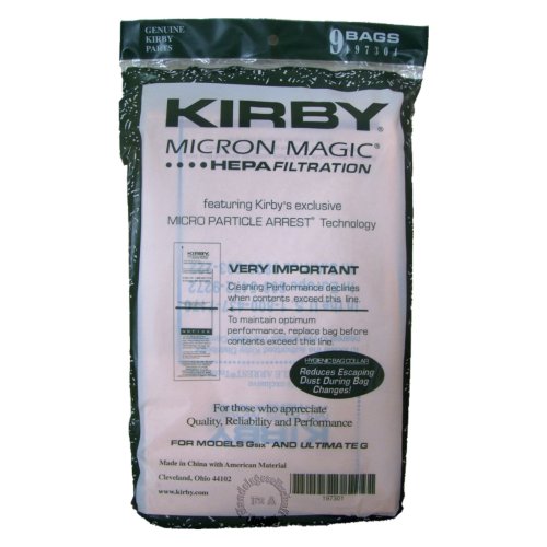 Original Kirby bolsas filtrantes ** Filtro HEPA ** serie Producción G6 / G7 Ultimate