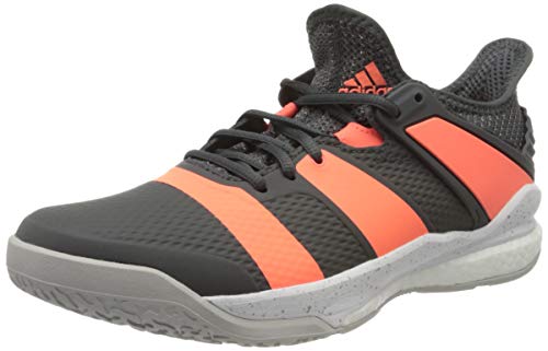 adidas Stabil X, Zapatilla de Balonmano para Hombre, Grey Six/Signal Coral/Grey Two F17, 44 EU