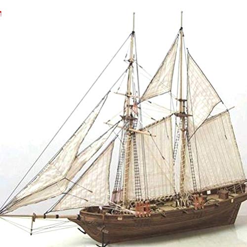 ALBEFY Modelo de Velero de Madera, Kit de Montaje de Barco de Bricolaje, Modelo a Escala de Velero de Madera Clásico 400 * 150 * 270 mm