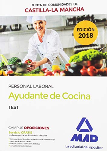 Ayudante de Cocina (Personal Laboral de la Junta de Comunidades de Castilla-La Mancha). Test