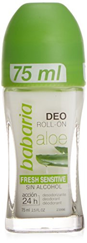 Babaria Desodorante Roll-On Aloe Fresh 75Ml. X 2 - [paquete de 4]