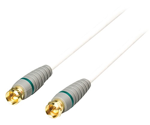 Bandridge BVL9107 Cable de satélite, 7.5 m, Blanco