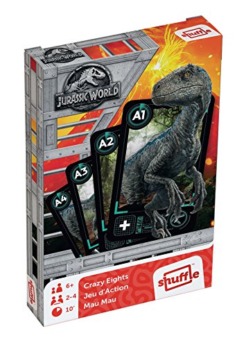 Cartamundi 108420928 Jurassic World Crazy Eights