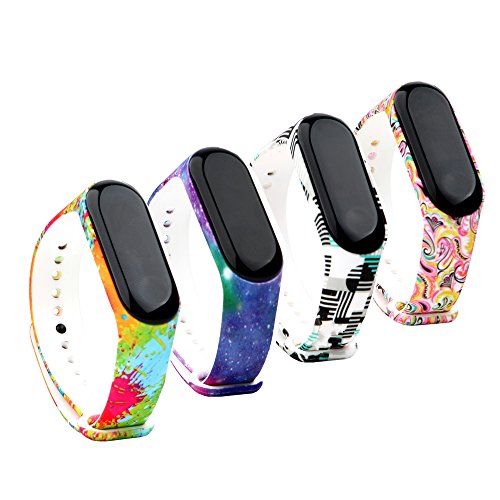 Correa de repuesto para Fit-power de Xiaomi Mi Band 3 (no para Mi Band 2/1S)., Diseño: 4 A.