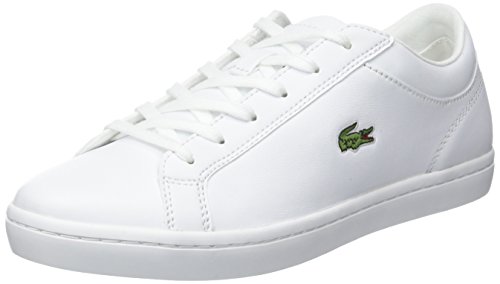 Lacoste Straightset BL 1 SPW, Zapatillas para Mujer, Blanco (White), 39 EU