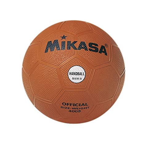 MIKASA 4009 - Balón de Balonmano, Color Naranja, Talla 2