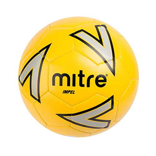 Mitre Impel Training Football - Yellow/Silver/Black, 4