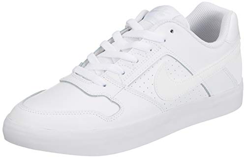 Nike SB Delta Force Vulc, Zapatillas de Skateboarding para Hombre, Blanco (White/White/White 112), 44 EU