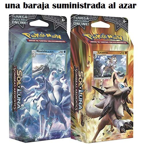 Pokémon - Baraja 60 cartas Sol y Luna Sombras Ardientes (POSMBS01), surtido: modelos/colores aleatorios