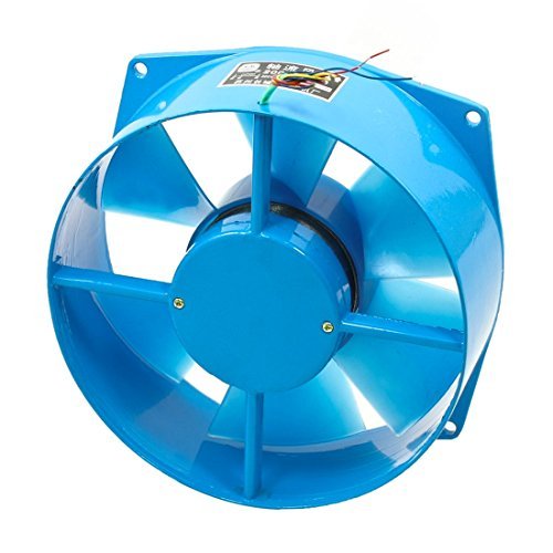Quadro DealMux Metal Plástico Vane Axial Fan, AC 220V, 65W, 330 CFM, 200 mm de diâmetro