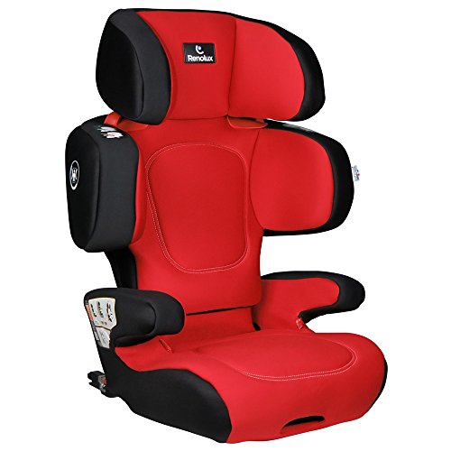 Renolux - Silla de auto iseos neo plus renofix rojo romeo rojo- grupo 2/3