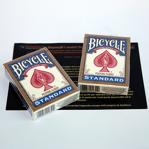 SOLOMAGIA 2 Deck of Cards Regular Bicycle Poker - Blue