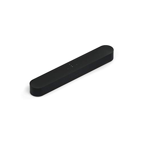 Sonos Beam barra de sonido con Alexa integrada - barra de sonido inteligente para TV y música, altavoz compatible con AirPlay, color negro