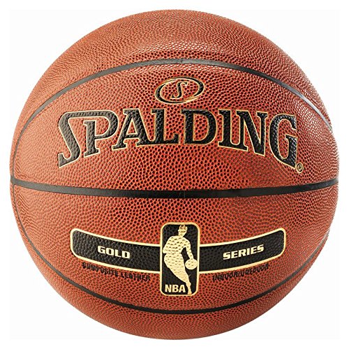 Spalding NBA Gold In/out 76-014Z Balón de Baloncesto, Unisex, Naranja, 7