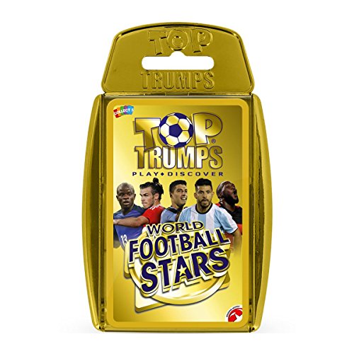 Top Trumps- Caja Dorada WFS, Color Estrellas del Mundo de fútbol (Winning Moves 32155)