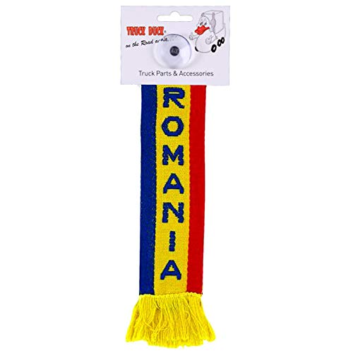 TRUCK DUCK Camiones Auto Mini - Romania Rumanía Mini - Banderín Bandera ventosa Espejo Decoración