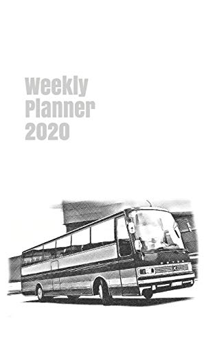 Weekly Planner 2020: calendar organizer agenda for bus enthusiasts. 5x8. 120 pages. (bus and coach)