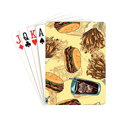 YXUAOQ Cards Poker Retro Fashion Creative Juice Cola Unusual Playing Cards Unique For Kids & Adults Card Decks Games Standard Size