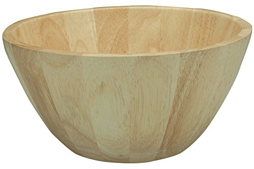 Apollo Housewares – 25 x 10,5 cm ensaladera/frutero (Madera de Caucho, Madera Natural