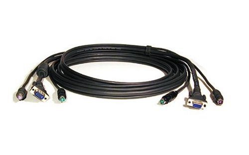 Belkin F3X1105B06 - Cable KVM Omniview Pro2 VGA (Macho/Hembra) y PS/2 de 1,8 Metros