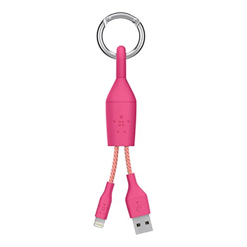 Belkin MIXIT Fashion - Cargador clip de Lightning a USB, color rosa