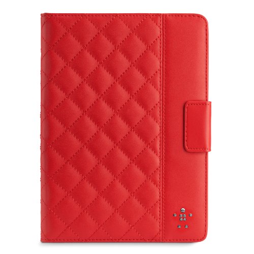 Belkin Quilted - Funda para Apple iPad Air, Color Rojo