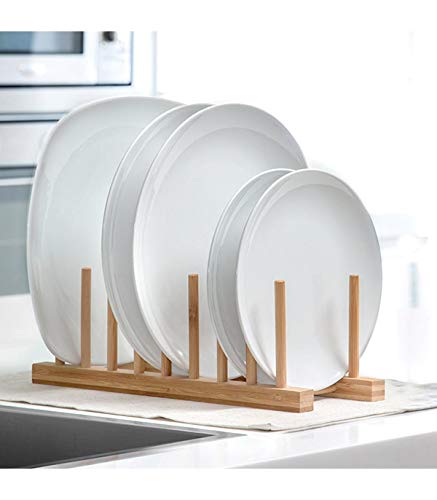 BigBuy Cooking V0200620 Escurreplatos de Madera Bravissima Kitchen, Wood