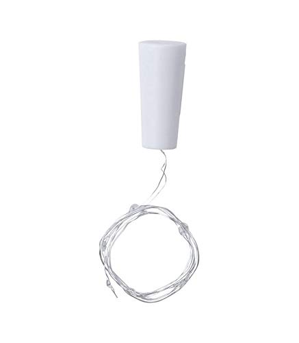 BigBuy Home Tapón Decorativo Para Botellas Con Led Blanco 146249