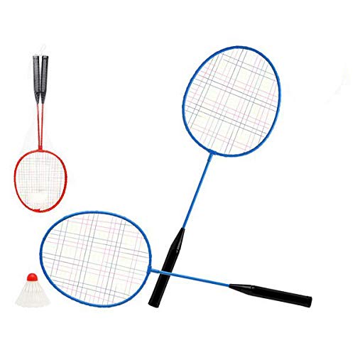 BigBuy Outdoor Set de Badminton 113603 (3 pcs). S1122676, Adultos Unisex, Multicolor, Unico