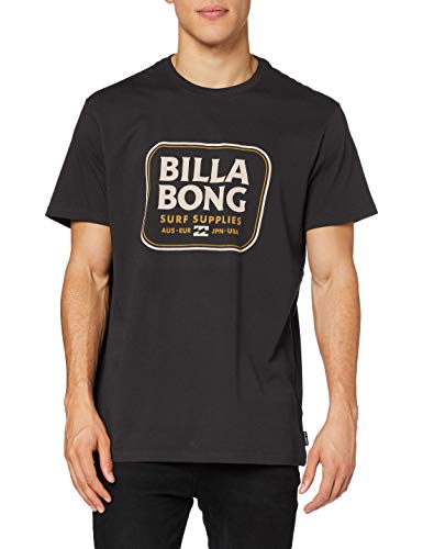 BILLABONG Jackson SS Camiseta, Negro (Black 19), One Size (Tamaño del Fabricante: L) para Hombre