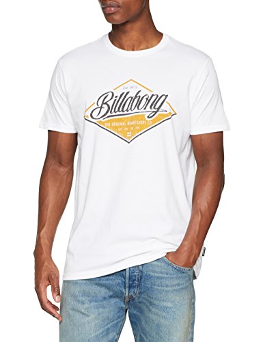 Billabong T Street Ss, Camiseta para Hombre, Blanco (White 10), Small