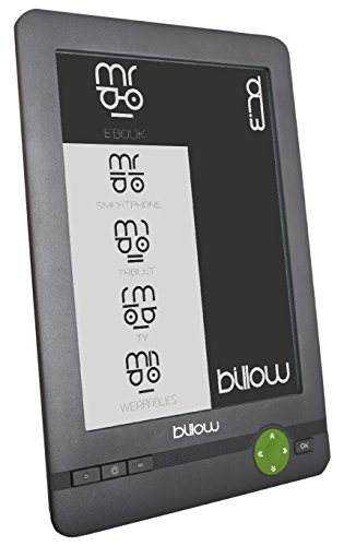 Billow Technology E03FL - Libro electrónico, Gris/Verde