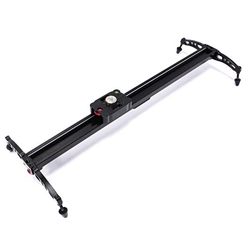 Cablematic - Base deslizante sobre rail de 80cm para cámara DVR o DSLR