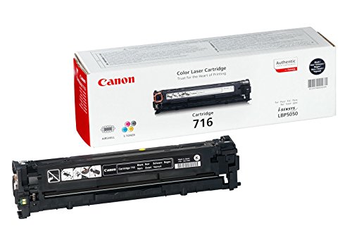 Canon Cartridge 716 Black - Tóner para impresoras láser (2300 páginas, Laser, LBP 5050, 5050N, 8050, MF 8030Cn, MF 8050, MF 8330Cdn)