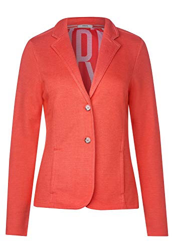 Cecil 253032 Blazer, Color Naranja Jaspeado, XXL para Mujer