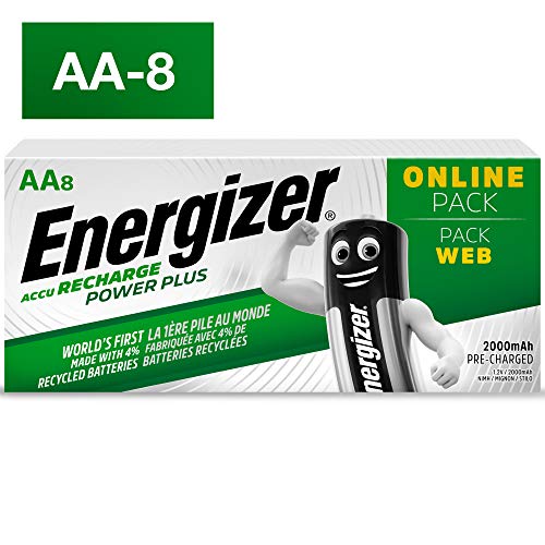 Energizer - Pilas Recargables 8 Unidades