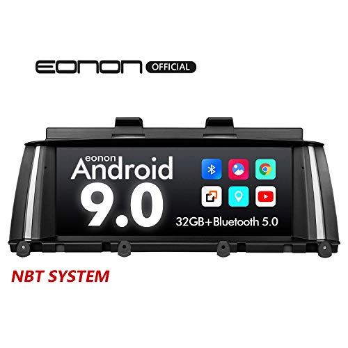 eonon GA9305NB Android 9.0 Compatible with X3 F25 X4 F26 (2014-2016) Audio Stereo Support Car Auto Play Sistema iDrive NBT System DVD Bluetooth SWC Backup CAM 8.8" HD Pantalla táctil GPS