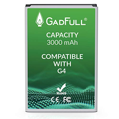 GadFull Batería de reemplazo para LG G4 | Corresponde al Original BL-51YF | Compatible con LG G4 | G4 Dual Sim | G4 Stylus | H815 | H818P | H635