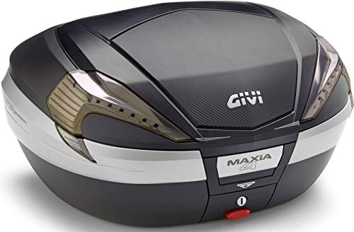 Givi V56NNT Maxia 4 Tech Monokey Baúl En Fibra Carbónica y Reflectores Transparentes, Negro