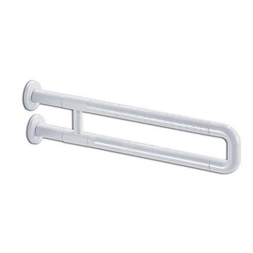 GONGFF Soporte de bañera Doble en Forma de U de Acero Inoxidable Antideslizante Accesible para discapacitados Baranda urinaria/Barra Doble Barra de Seguridad Tubular (60 cm) para Ducha/baño (Co