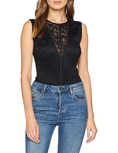 Guess Mila Body Blusa, Negro (Jet Black A996 Jblk), Large para Mujer