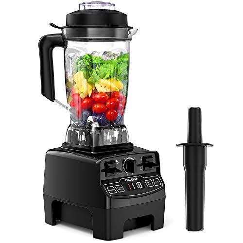 homgeek Batidora de Vaso, Licuadora Profesional 2000W, Batidora Smoothie con 4 Programas Preestablecidos, 8 Velocidades Ajustables y Jarra Tritan 2 litros, 33.000 U/min, sin BPA