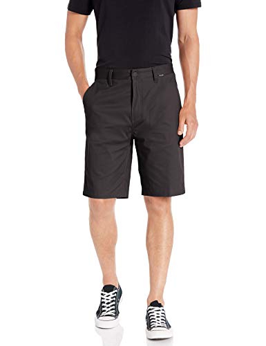 Hurley M O&O Stretch Chino 21' Bermudas, Hombre, Black, 33