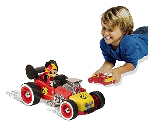 IMC Toys- Mickey Mouse Juguete Coche con Control Remoto 2,4 GHz, Multicolor (182448)