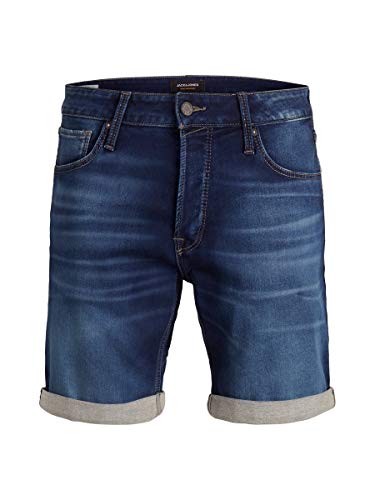 Jack & Jones NOS Bermudas vaqueras para Hombre, Azul (Blue Denim), 48 (Talla fabricante: S)