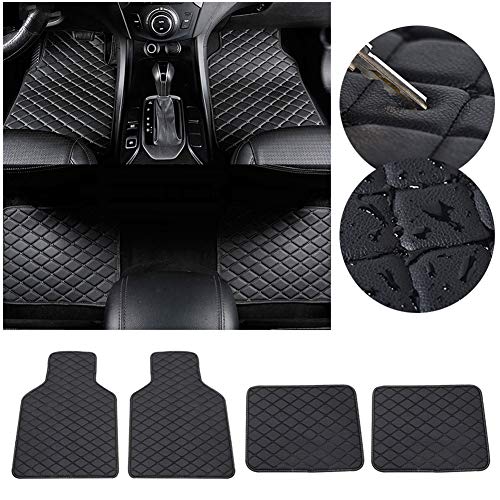 Jiahe El Alfombra Coche para B M W M3 Sedan E90 2009-2013 2010 2011 2012 Cuero Esteras Coche Antideslizantes Alfombrillas Moqueta Impermeables Continental Decorativas