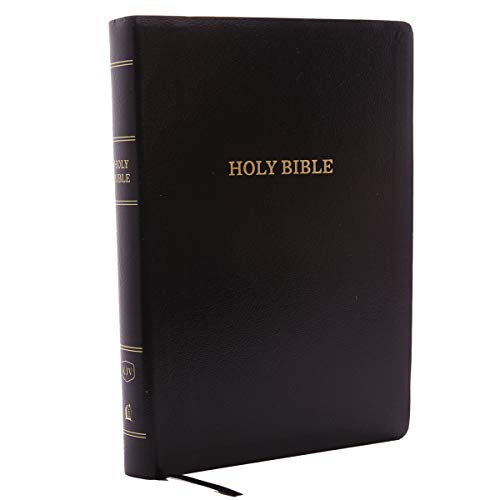 KJV, Reference Bible, Center-Column Giant Print, Leather-Look, Black, Red Letter Edition, Comfort Print: Holy Bible, King James Version