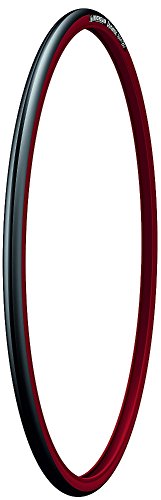 Michelin Dynamic Sport  700X23 - Cubierta de bicicleta, color negro / rojo